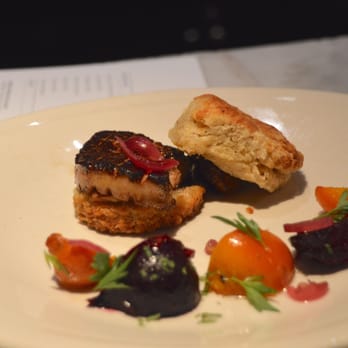 Highlands Bar and Grill signature dishes The menu changes daily, but features dishes such as Stone-Ground Baked Grits, Triggerfish with Brown Butter and Toasted Pecans, and Beef Tenderloin.